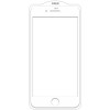 Защитное стекло SKLO 5D (тех.пак) для Apple iPhone 7 plus / 8 plus (5.5 дюйма) Белый / Белая подложка
