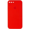 Чехол для iPhone 7 plus / 8 plus (5.5") - Silicone Case Square Full Camera Protective (AA), Красный / Red