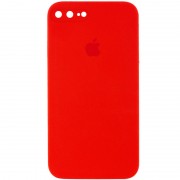 Чохол Silicone Case Square Full Camera Protective (AA) для Apple iPhone 7 plus / 8 plus (5.5") Червоний / Red
