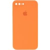 Чехол для iPhone 7 plus / 8 plus (5.5") - Silicone Case Square Full Camera Protective (AA), Оранжевый / Papaya
