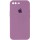 Чохол Silicone Case Square Full Camera Protective (AA) для Apple iPhone 7 plus / 8 plus (5.5") Ліловий / Lilac Pride