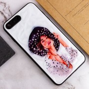 TPU+PC чехол для iPhone 7 plus / 8 plus (5.5") - Prisma Ladies, Girl in a hat
