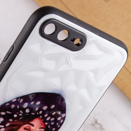 TPU+PC чехол Prisma Ladies для Apple iPhone 7 plus / 8 plus (5.5") Girl in a hat - изображение 9