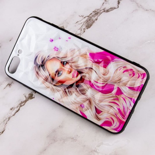 TPU+PC чехол Prisma Ladies для Apple iPhone 7 plus / 8 plus (5.5") Pink - изображение 1