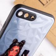 TPU+PC чехол для iPhone 7 plus / 8 plus (5.5") - Prisma Ladies, Black in White