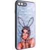 TPU+PC чохол для iPhone 7 plus / 8 plus (5.5") - Prisma Ladies, Rabbit