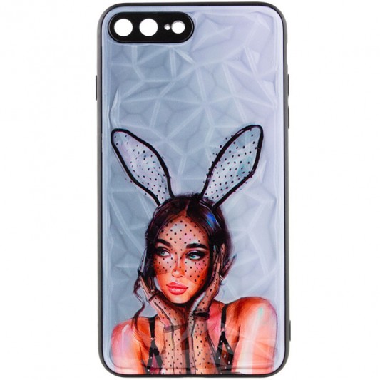 TPU+PC чехол Prisma Ladies для Apple iPhone 7 plus / 8 plus (5.5") Rabbit - изображение 1