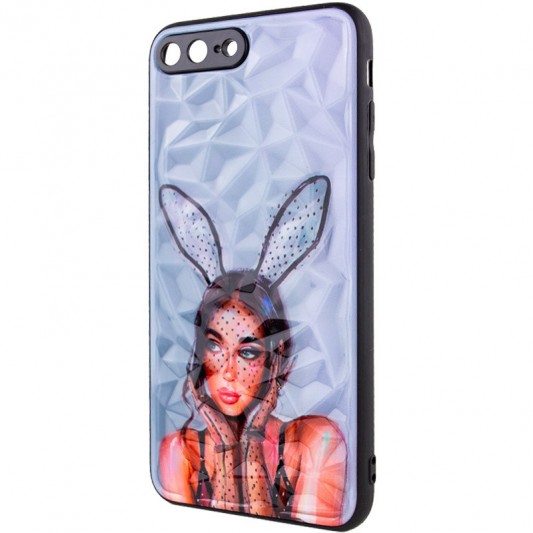 TPU+PC чехол Prisma Ladies для Apple iPhone 7 plus / 8 plus (5.5") Rabbit - изображение 3