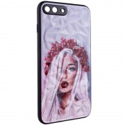 TPU+PC чехол Prisma Ladies для Apple iPhone 7 plus / 8 plus (5.5") Ukrainian Girl