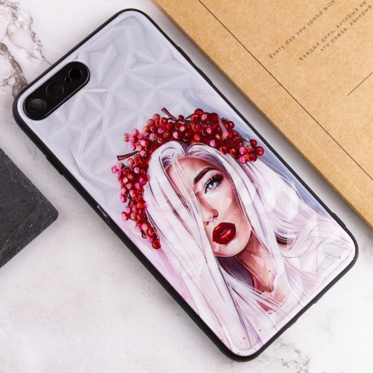 TPU+PC чохол Prisma Ladies для Apple iPhone 7 plus / 8 plus (5.5") Ukrainian Girl - зображення 7 