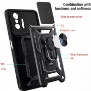Ударостійкий чохол Camshield Serge Ring для Xiaomi 11T / 11T Pro, Чорний