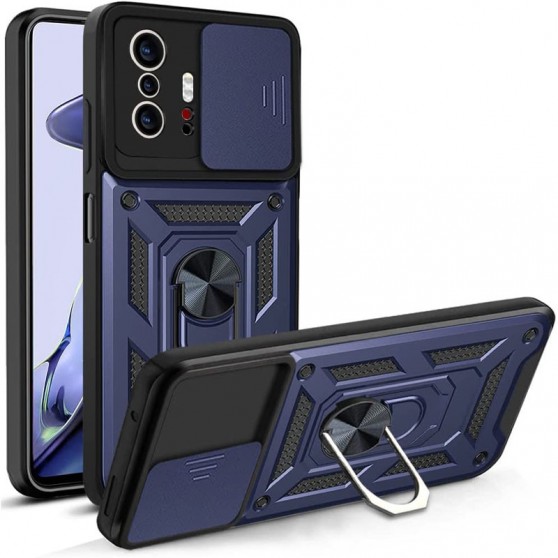 Ударостійкий чохол Camshield Serge Ring для Xiaomi 11T / 11T Pro Синій