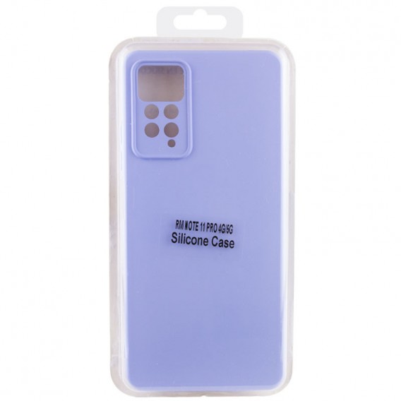 Чохол Silicone Cover Lakshmi Full Camera (A) для Xiaomi Redmi Note 11 Pro (Global) / Note 11 Pro 5G, Бузковий / Dasheen