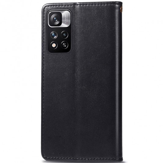 Кожаный чехол-книжка GETMAN Gallant (PU) для Xiaomi Redmi Note 11 Pro 4G/5G / 12 Pro 4G Черный - изображение 3