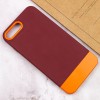 Чохол для iPhone 7 plus / 8 plus (5.5") - TPU+PC Bichromatic, Brown burgundy / Orange
