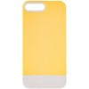 Чохол для iPhone 7 plus / 8 plus (5.5") - TPU+PC Bichromatic, Creamy-yellow / White