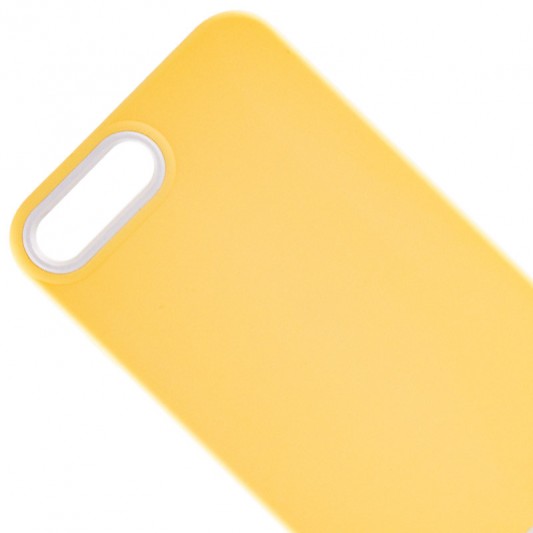 Чохол TPU+PC Bichromatic для Apple iPhone 7 plus / 8 plus (5.5") Creamy-yellow / White - зображення 1 