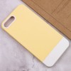 Чохол для iPhone 7 plus / 8 plus (5.5") - TPU+PC Bichromatic, Creamy-yellow / White