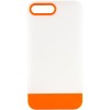 Чохол для iPhone 7 plus / 8 plus (5.5") - TPU+PC Bichromatic, Matte/Orange