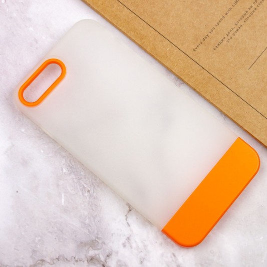 Чохол TPU+PC Bichromatic для Apple iPhone 7 plus / 8 plus (5.5") Matte / Orange - зображення 4 