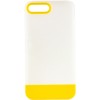 Чохол для iPhone 7 plus / 8 plus (5.5") - TPU+PC Bichromatic, Matte/Yellow