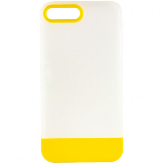 Чохол для iPhone 7 plus / 8 plus (5.5") - TPU+PC Bichromatic, Matte/Yellow