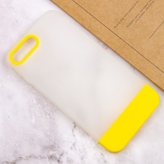 Чохол для iPhone 7 plus / 8 plus (5.5") - TPU+PC Bichromatic, Matte/Yellow