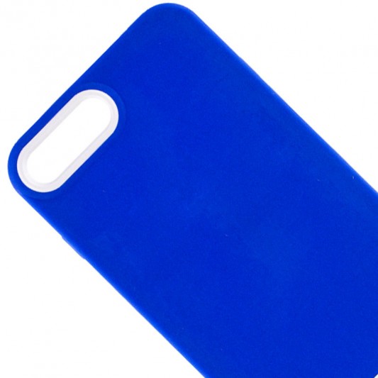Чохол TPU+PC Bichromatic для Apple iPhone 7 plus / 8 plus (5.5") Navy Blue / White - зображення 1 