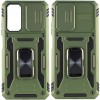 Ударопрочный чехол Camshield Army Ring для Xiaomi Redmi Note 11 Pro (Global) / 11 Pro 5G / 11E Pro, Оливковый / Army Green