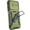 Ударопрочный чехол Camshield Army Ring для Xiaomi Redmi Note 11 Pro (Global) / 11 Pro 5G / 11E Pro, Оливковый / Army Green