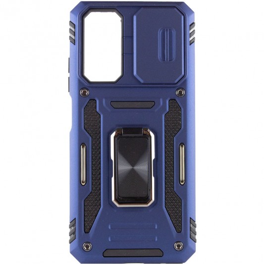 Ударопрочный чехол Camshield Army Ring для Xiaomi Redmi Note 11 Pro 4G/5G / 11E Pro / 12 Pro 4G Синий / Navy - изображение 1