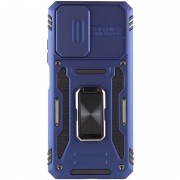 Ударопрочный чехол Camshield Army Ring для Xiaomi Redmi Note 11 Pro (Global) / 11 Pro 5G / 11E Pro, Синий / Navy