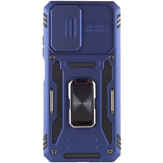 Ударопрочный чехол Camshield Army Ring для Xiaomi Redmi Note 11 Pro 4G/5G / 11E Pro / 12 Pro 4G Синий / Navy - изображение 2