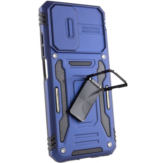 Ударостійкий чохол Camshield Army Ring для Xiaomi Redmi Note 11 Pro (Global) / 11 Pro 5G / 11E Pro, Синій / Navy