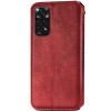 Кожаный чехол книга GETMAN Cubic (PU) для Xiaomi Redmi Note 11 Pro (Global) / Note 11 Pro 5G, Красный
