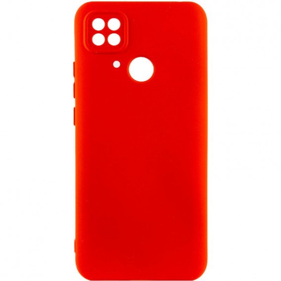Чохол Silicone Cover Lakshmi Full Camera (A) для Xiaomi Poco C40, Червоний / Red