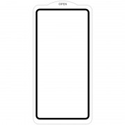 Защитное стекло SKLO 5D (тех.пак) для Xiaomi 12T / 12T Pro Черный / Белая подложка
