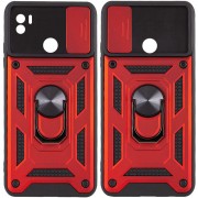 Ударостійкий чохол Camshield Serge Ring для Xiaomi Redmi A1+ / Poco C50, Червоний