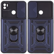 Ударостійкий чохол Camshield Serge Ring для Xiaomi Redmi A1+ / Poco C50, Синій