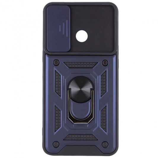 Ударостійкий чохол Camshield Serge Ring для Xiaomi Redmi A1+ / Poco C50 / A2+ Синій - зображення 1 