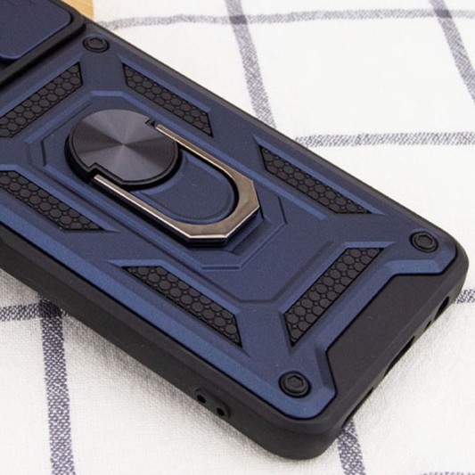 Ударостійкий чохол Camshield Serge Ring для Xiaomi Redmi A1+ / Poco C50 / A2+ Синій - зображення 3 