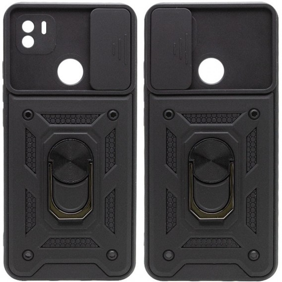 Ударостійкий чохол Camshield Serge Ring для Xiaomi Redmi A1+ / Poco C50, Чорний