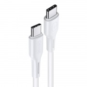 Дата кабель USAMS US-SJ459 U43 Type-C to Type-C 100W PD (1.2m) Білий
