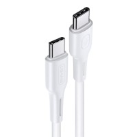 Дата кабель USAMS US-SJ459 U43 Type-C to Type-C 100W PD (1.2m) Белый