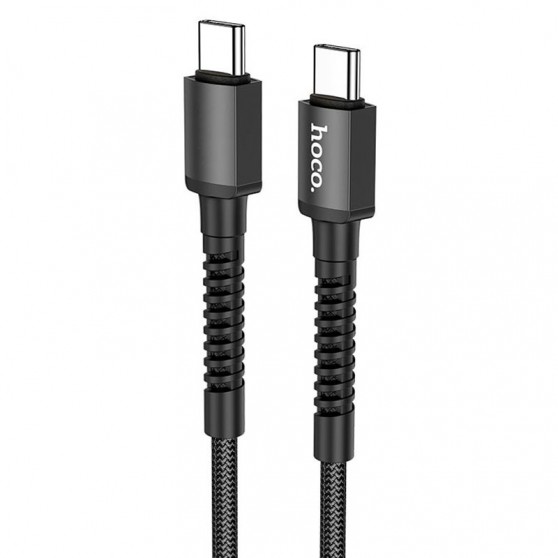 Дата кабель Hoco X71 "Especial" Type-C to Type-C 60W (1m) Черный