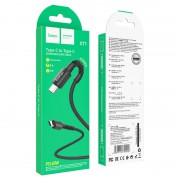 Дата кабель Hoco X71 "Especial" Type-C to Type-C 60W (1m), Чорний