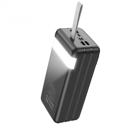 Портативное ЗУ Power Bank Hoco J86B Electric 22.5W+PD20W 60000 mAh Черный - изображение 3