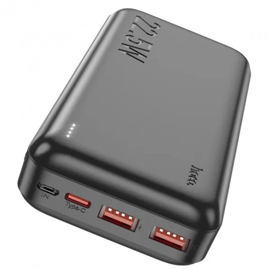 Портативний ЗП Power Bank Hoco J101A Astute PD20W+22.5W 20000 mAh Black - зображення 2 