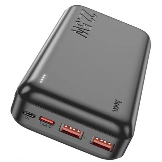 Портативний зарядний пристрій Power Bank Hoco J101A Astute 22.5W 20000 mAh, Black
