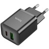 Зарядное устройство Hoco N28 Founder 20W Type-C+USB, Black